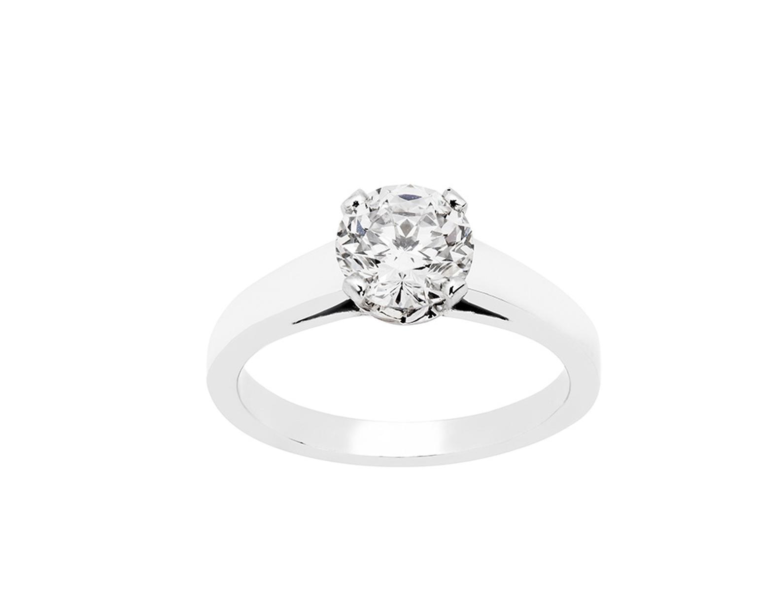 Garrard Eternal Cut diamond engagement ring