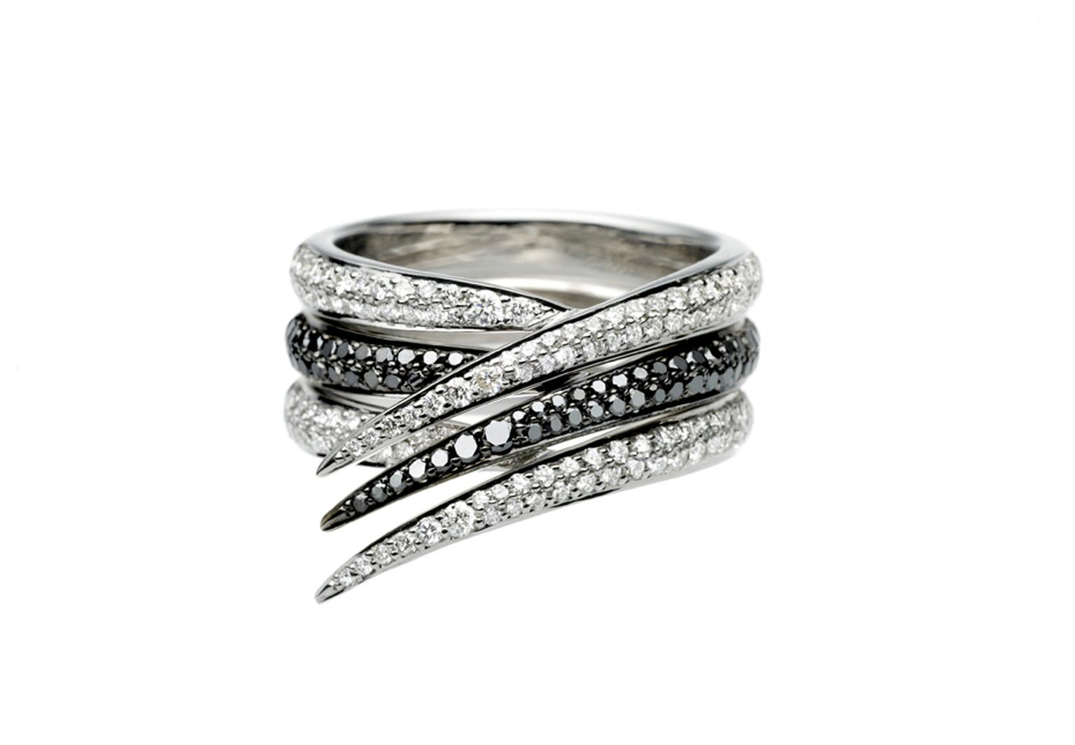 Shaun Leane interlocking diamond set ring