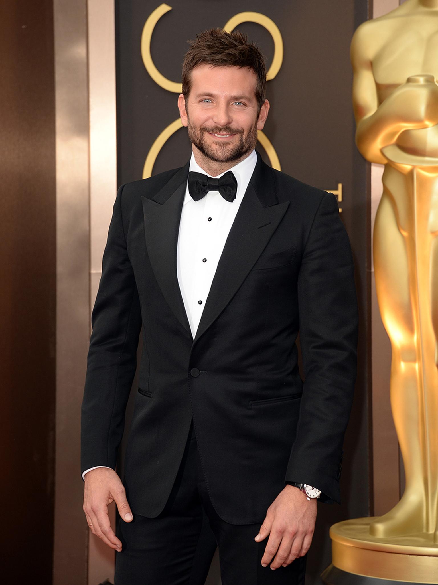 Nominated for Best Actor in a Supporting Role, Bradley Cooper wore Chopard’s L.U.C 1937 swatch in stainless steel for his red carpet entrance