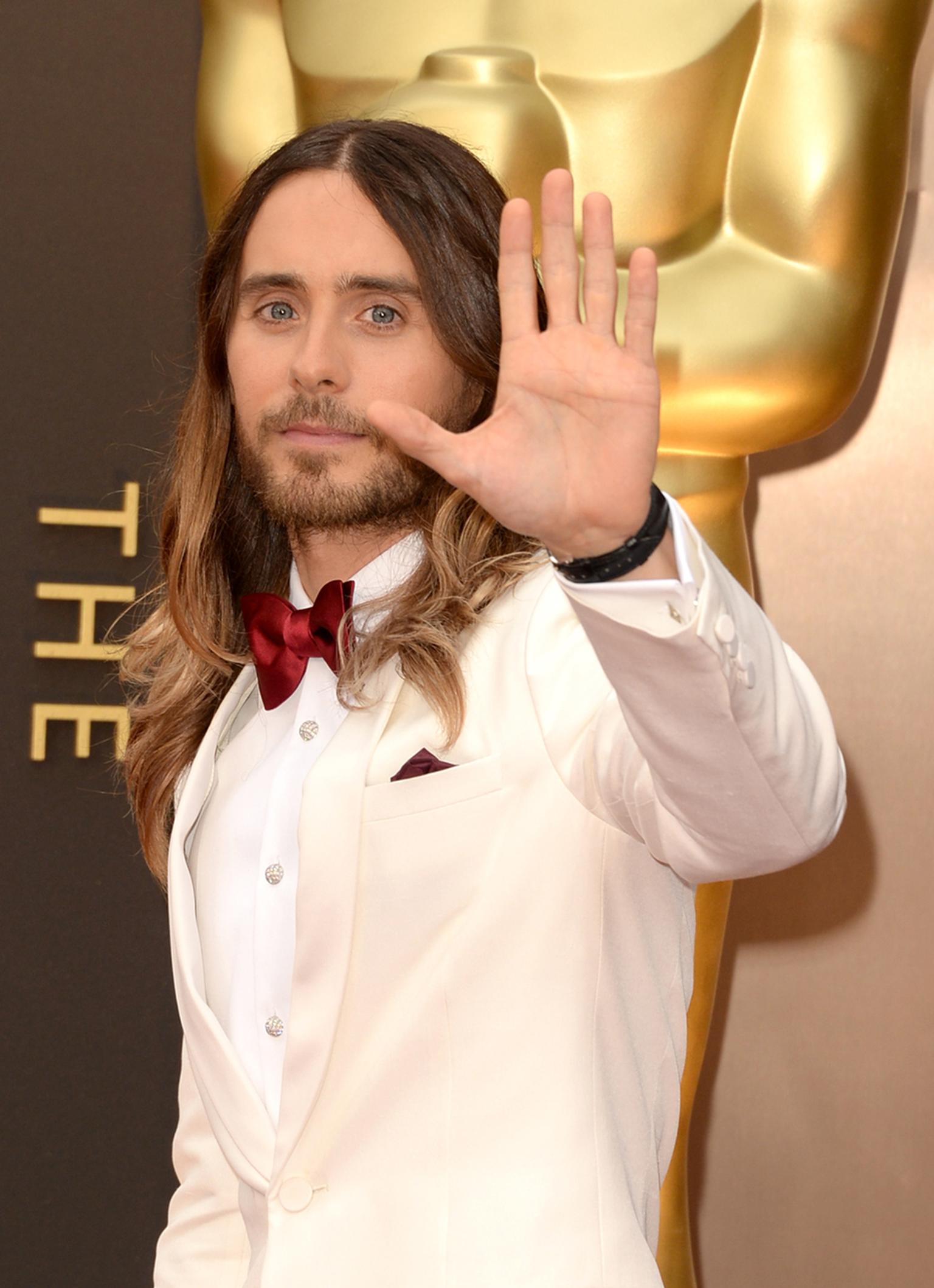 One of the best-dressed men on the night, Academy Award winner Jared Leto went for some subtle sparkle with a Neil Lane platinum and diamond dress set
