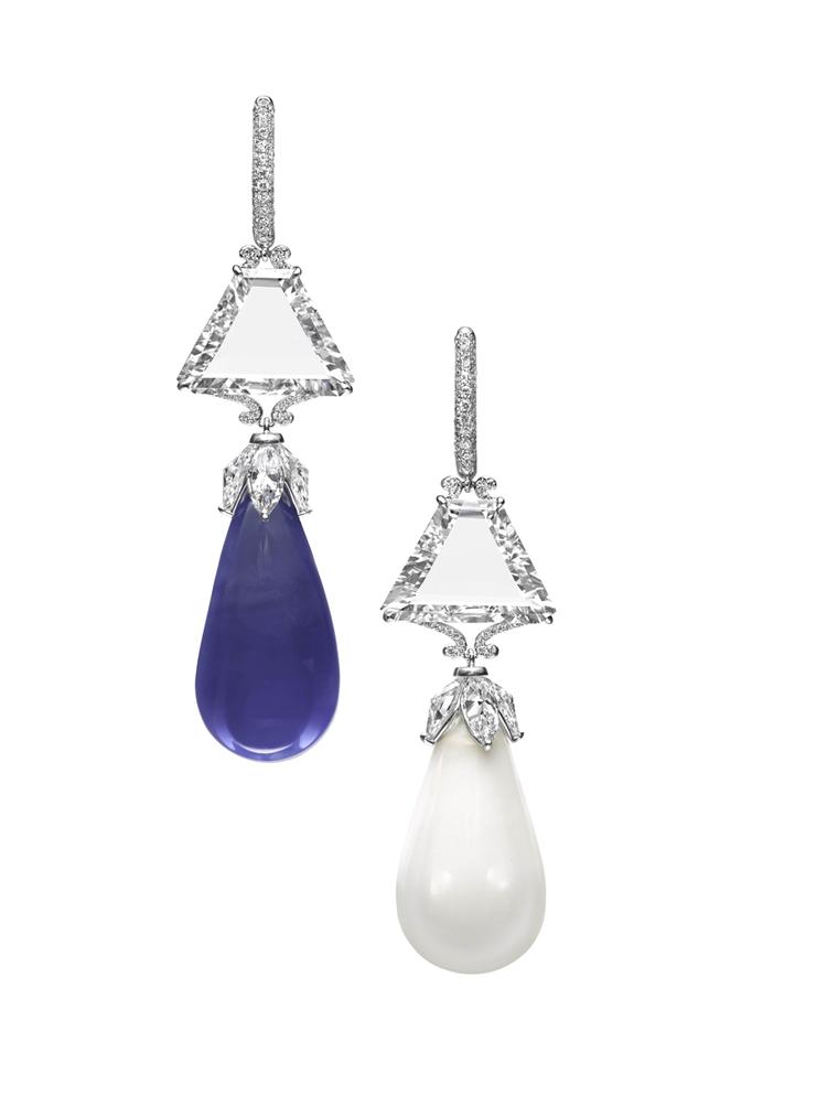 Boghossian Ceylon sapphire and diamond earrings