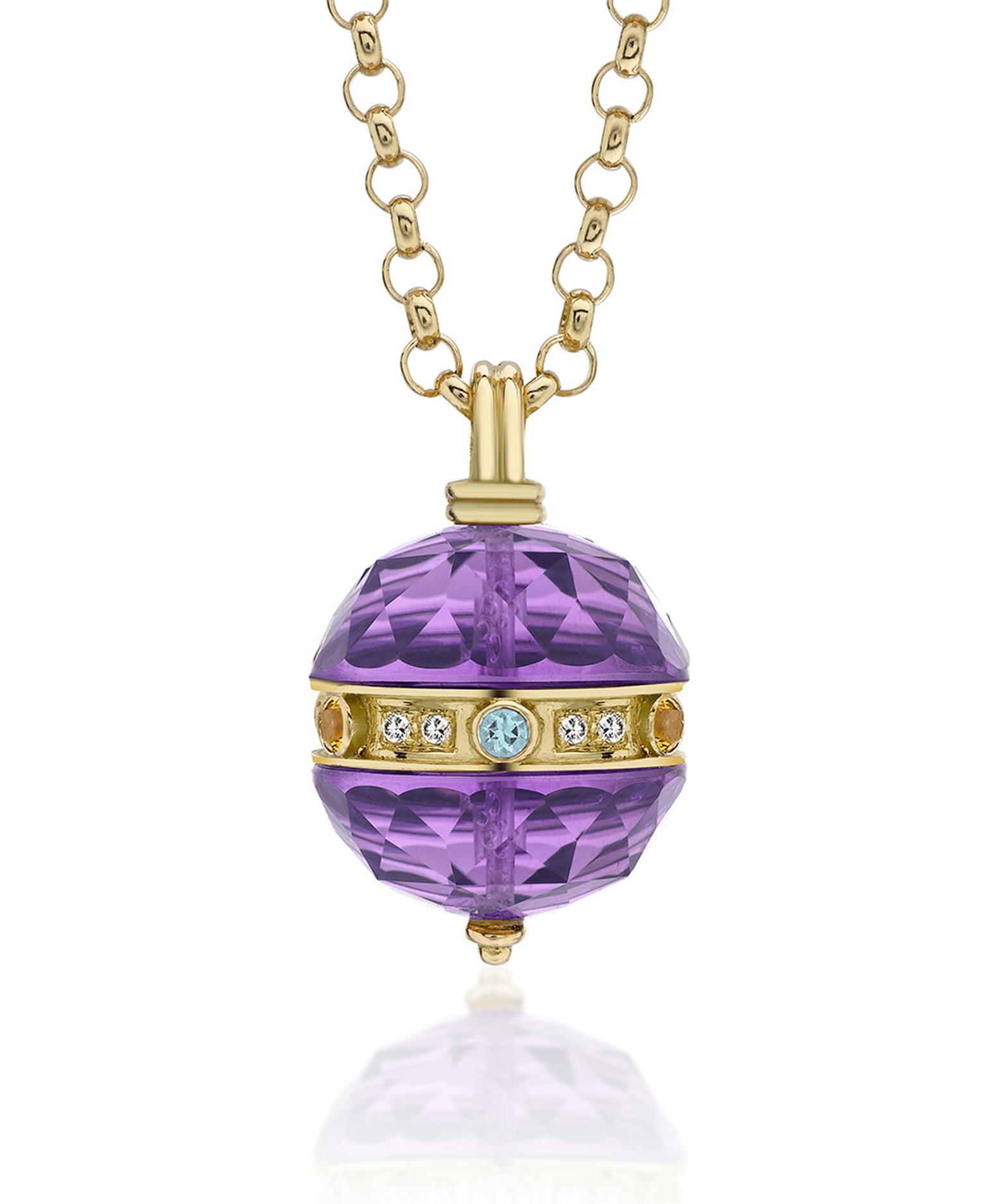 The glossy ripeness of purple quartz is fuelling the desirability of amethyst jewellery