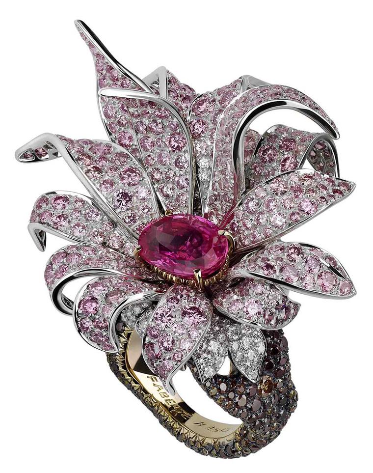 'A Fabergé Easter at Harrods' running from April 1st until the 17th will feature the Faberge´ Giant Magnolia ring.