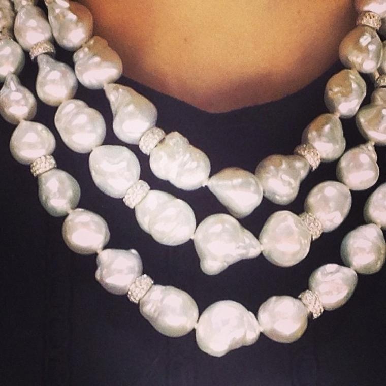 Yoko London baroque pearl necklace