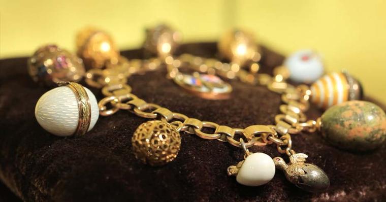 Fabergé charm bracelets available at Harrods.