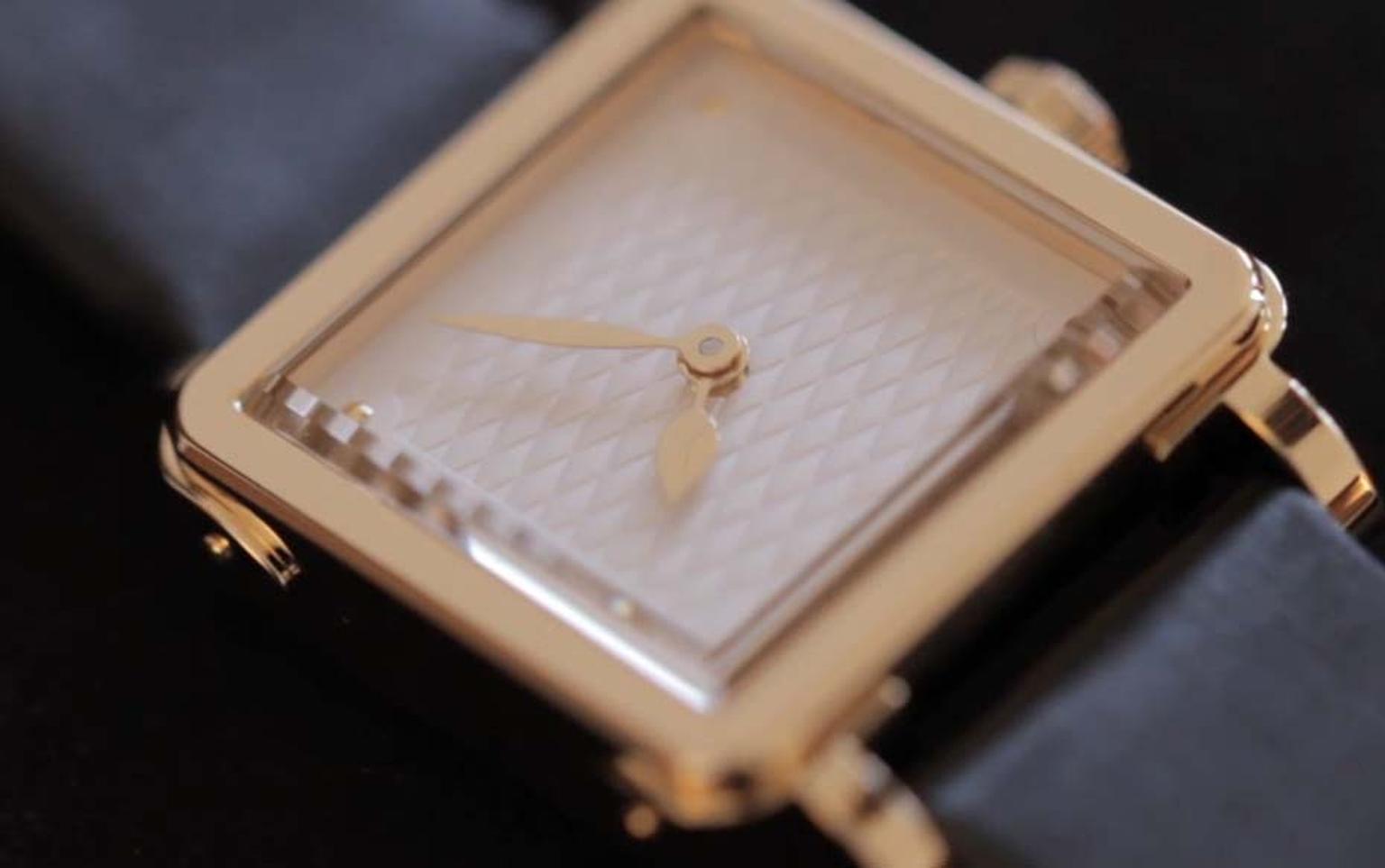 Dentelle de Monogram white mother-of-pearl watch, Louis Vuitton