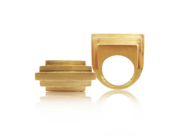 The newest jewellery collection by Corrado Giuspino: Architectural shapes pack a colourful punch