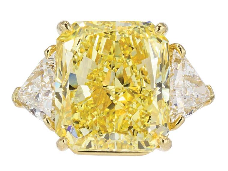 Bulgari 21.07ct fancy intense yellow diamond ring ($POA), available at 1stdibs.com. Image by: ScullyFoto.com