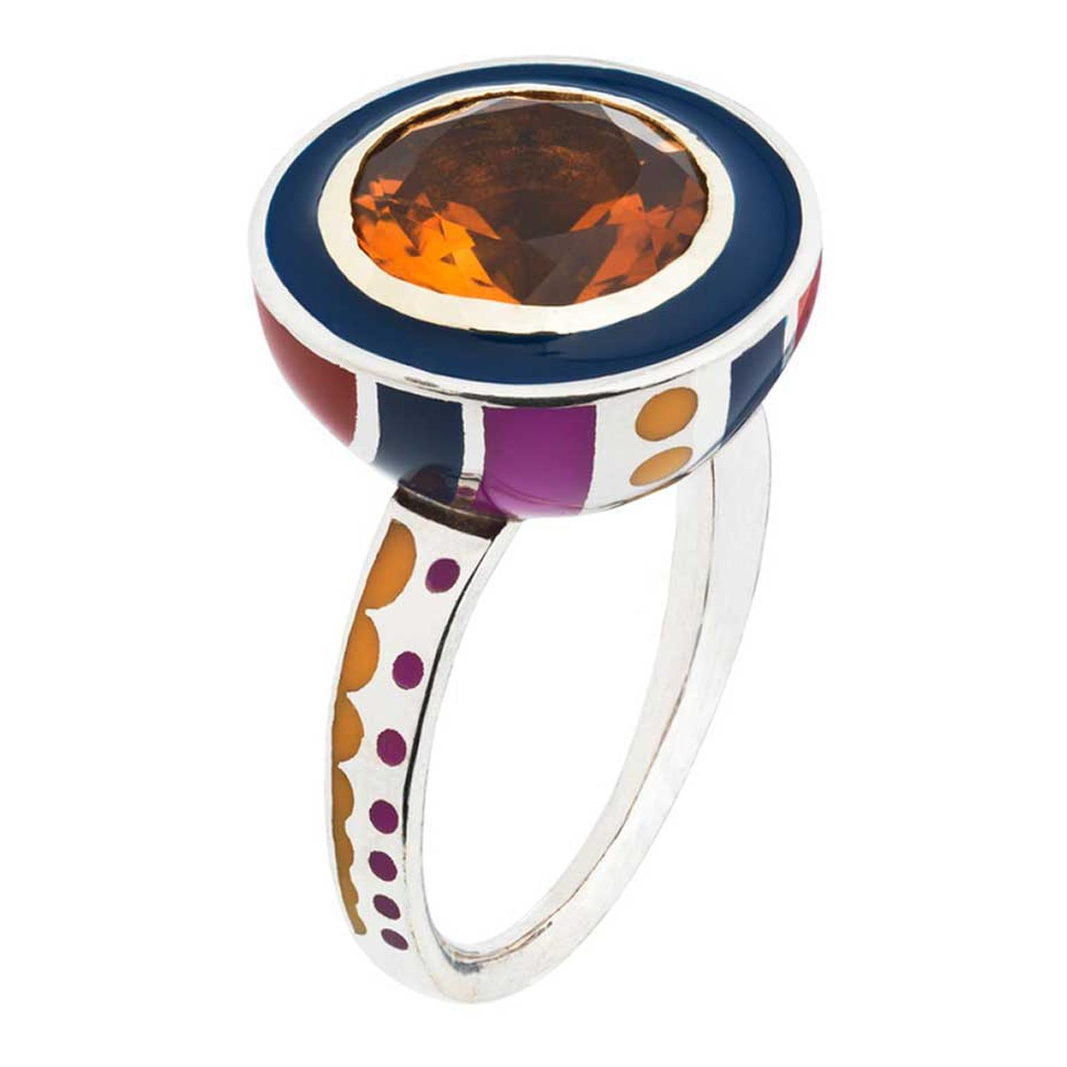 Alice Cicolini Memphis brandy citrine ring (£POA).