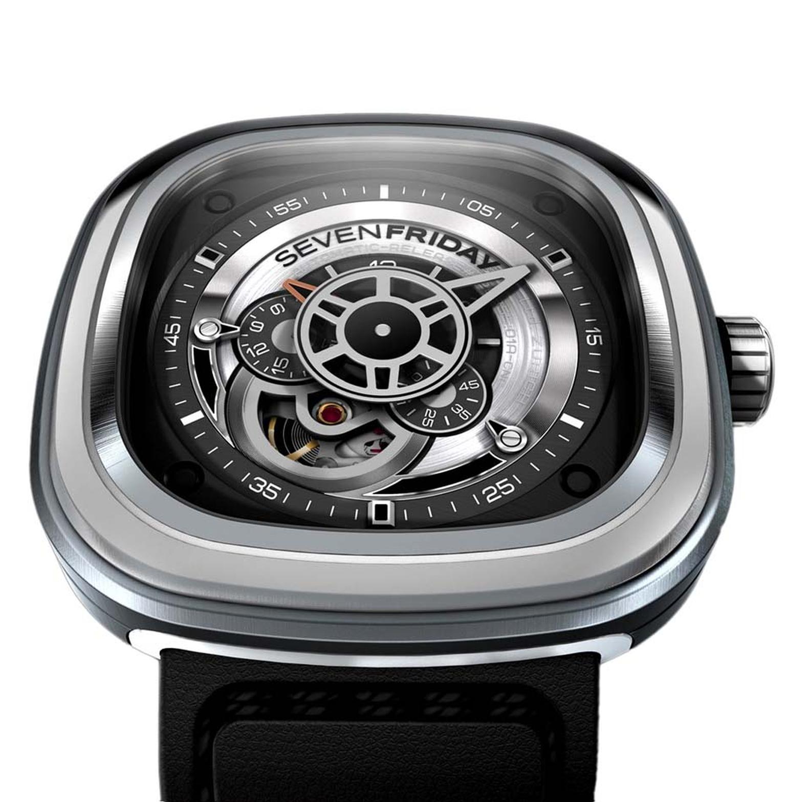 SevenFriday P1-1 watch in stainless steel (£641)