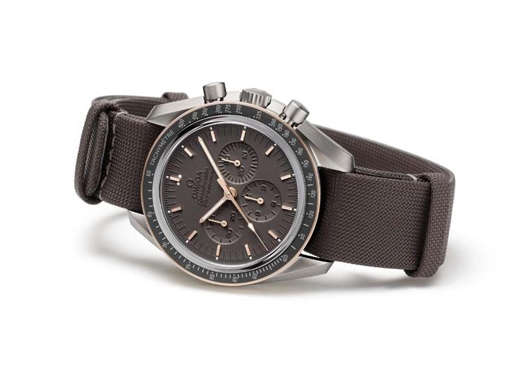 Omega's Speedmaster Professional Apollo 11 45th Anniversary, limited to 1,969 pieces, was presented on a hard-wearing NATO strap
