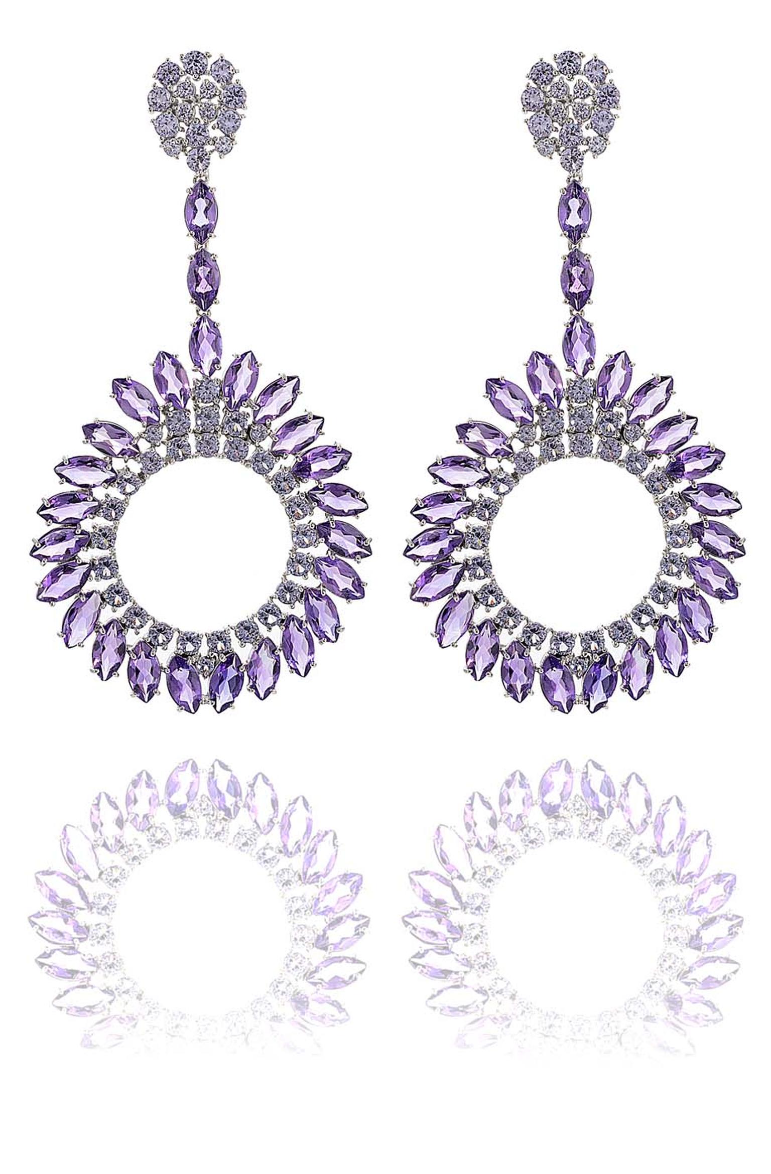 Carla Amorim Russia Collection Iceberg earrings.