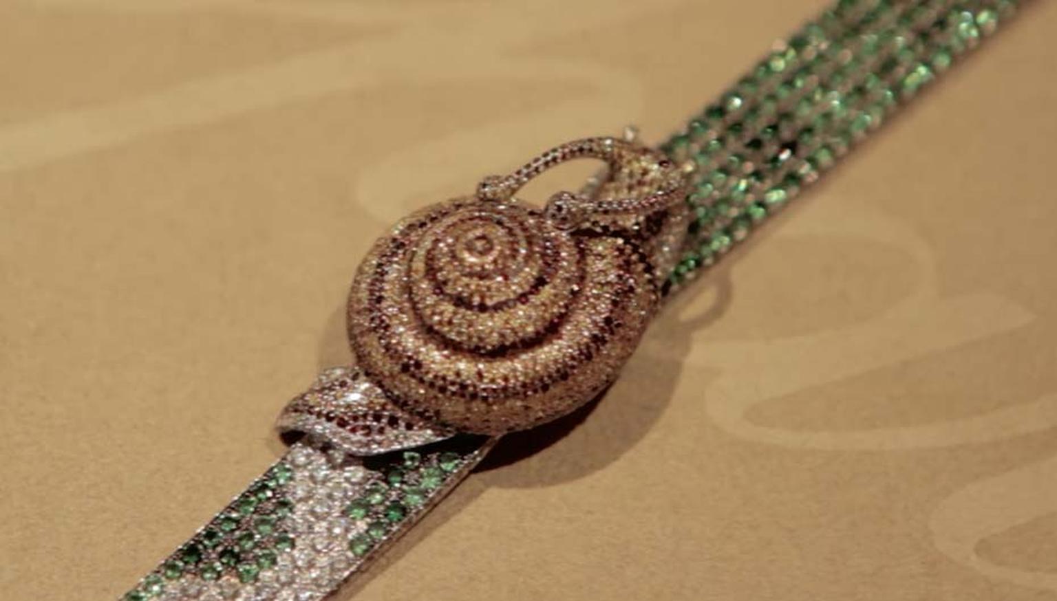 Chopard's whimsical Snail bracelet from the Animal World collection