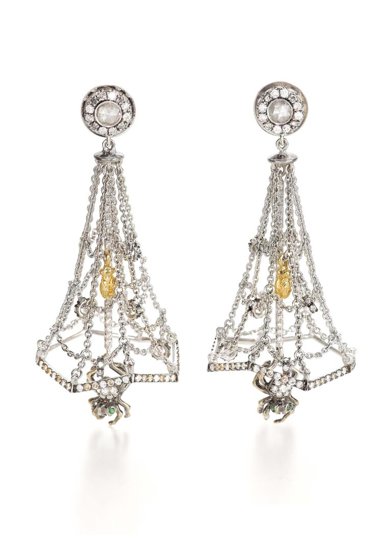 Vieri by Bibi van der Velden Cobweb earrings