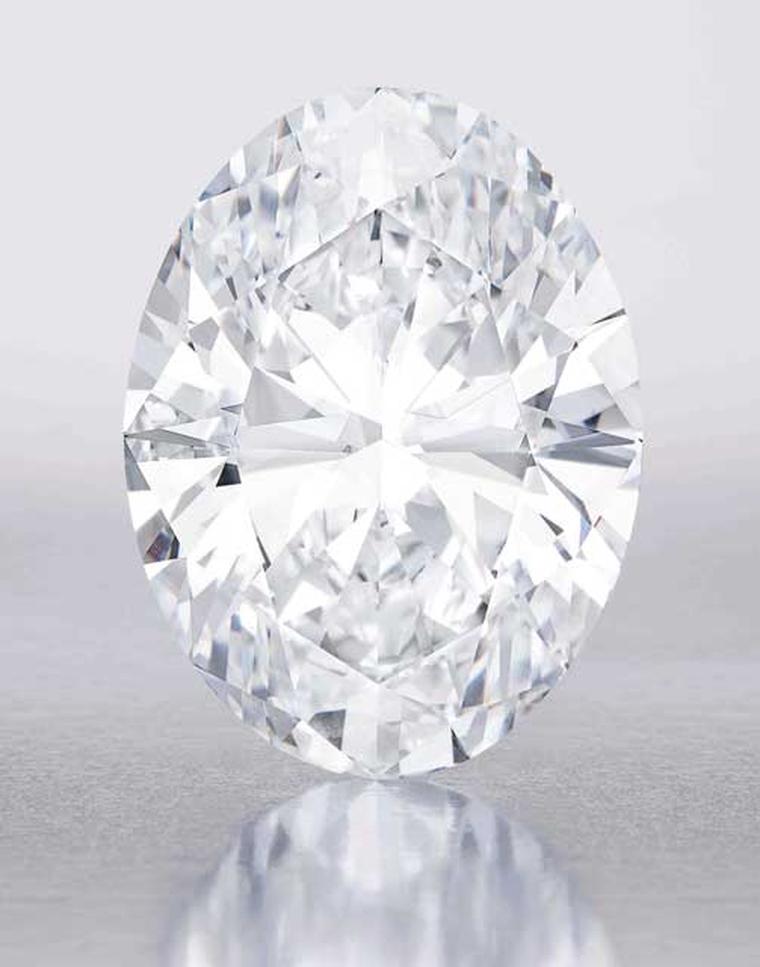 This flawless Oval diamond sold at Sotheby's Hong Kong in October 2013 for $30.6m, taking the world record for the highest price ever paid for a colourless diamond at auction.