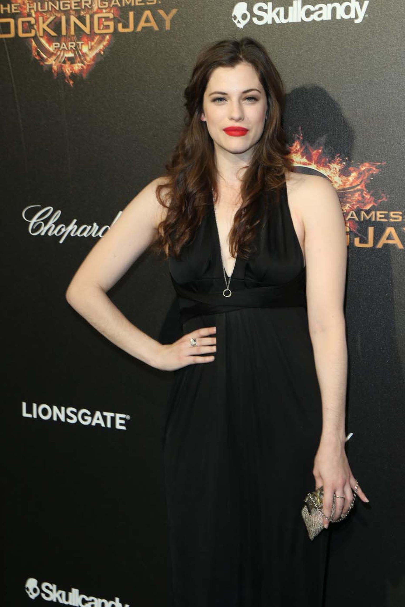 Mina Murray at the Hunger Games party wearing Chopard.