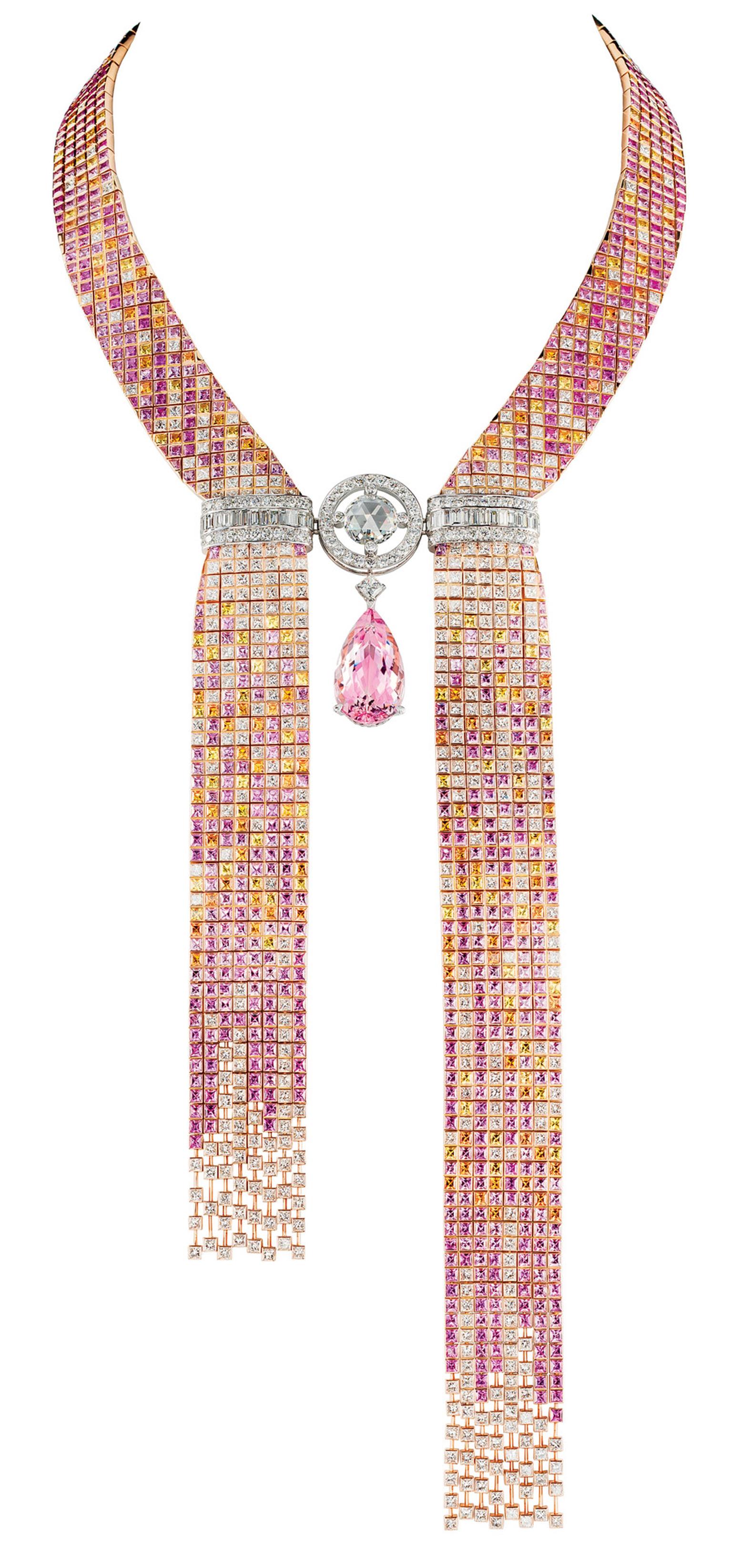 Boucheron Mosaïque Delilah necklace, shown at the 2012 Biennale des Antiquaires in Paris