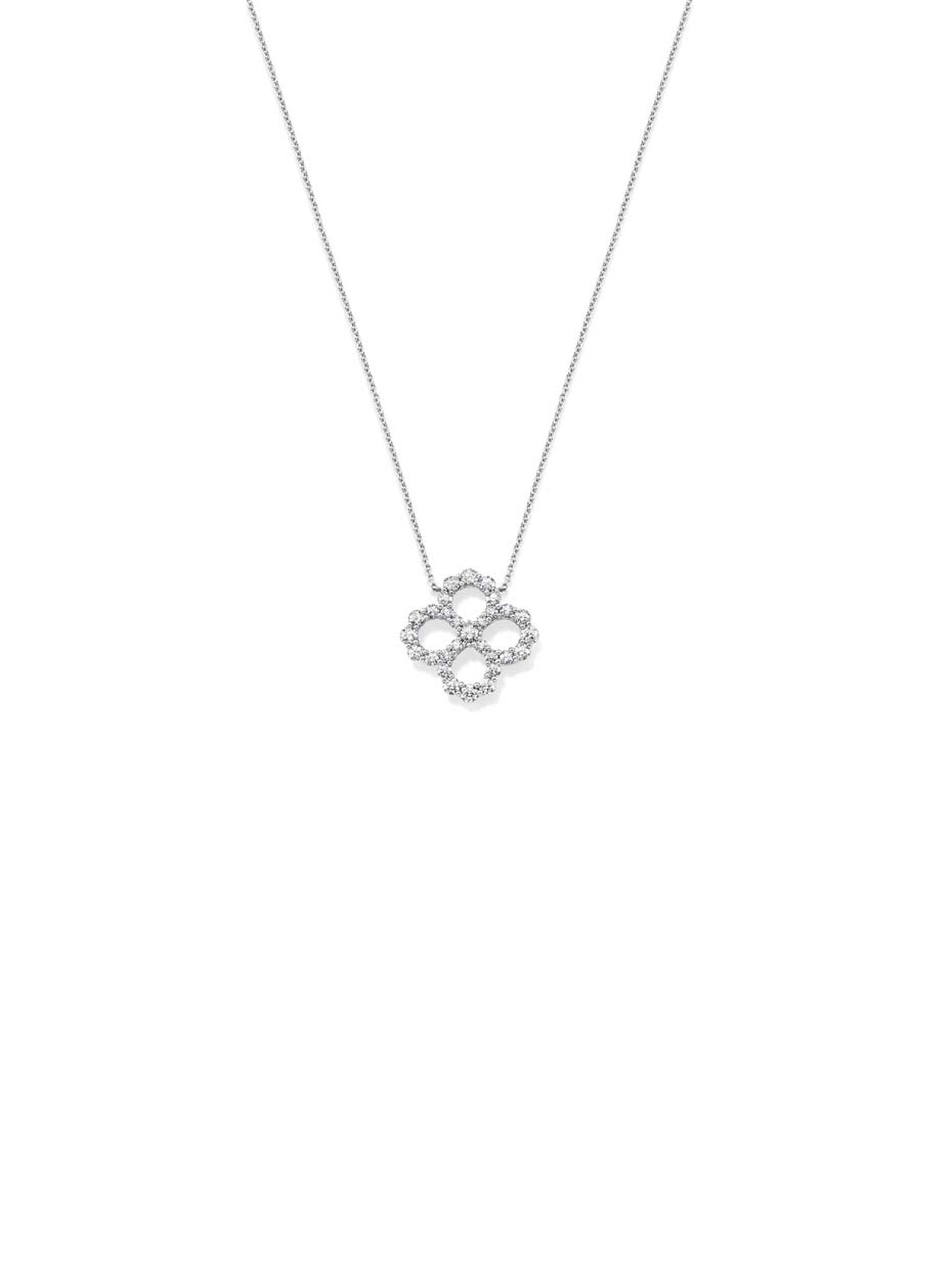 Harry Winston platinum Diamond Loop collection necklace.