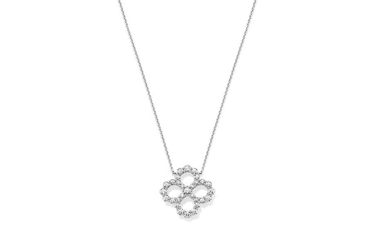 Harry Winston Diamond Loop collection necklace in platinum