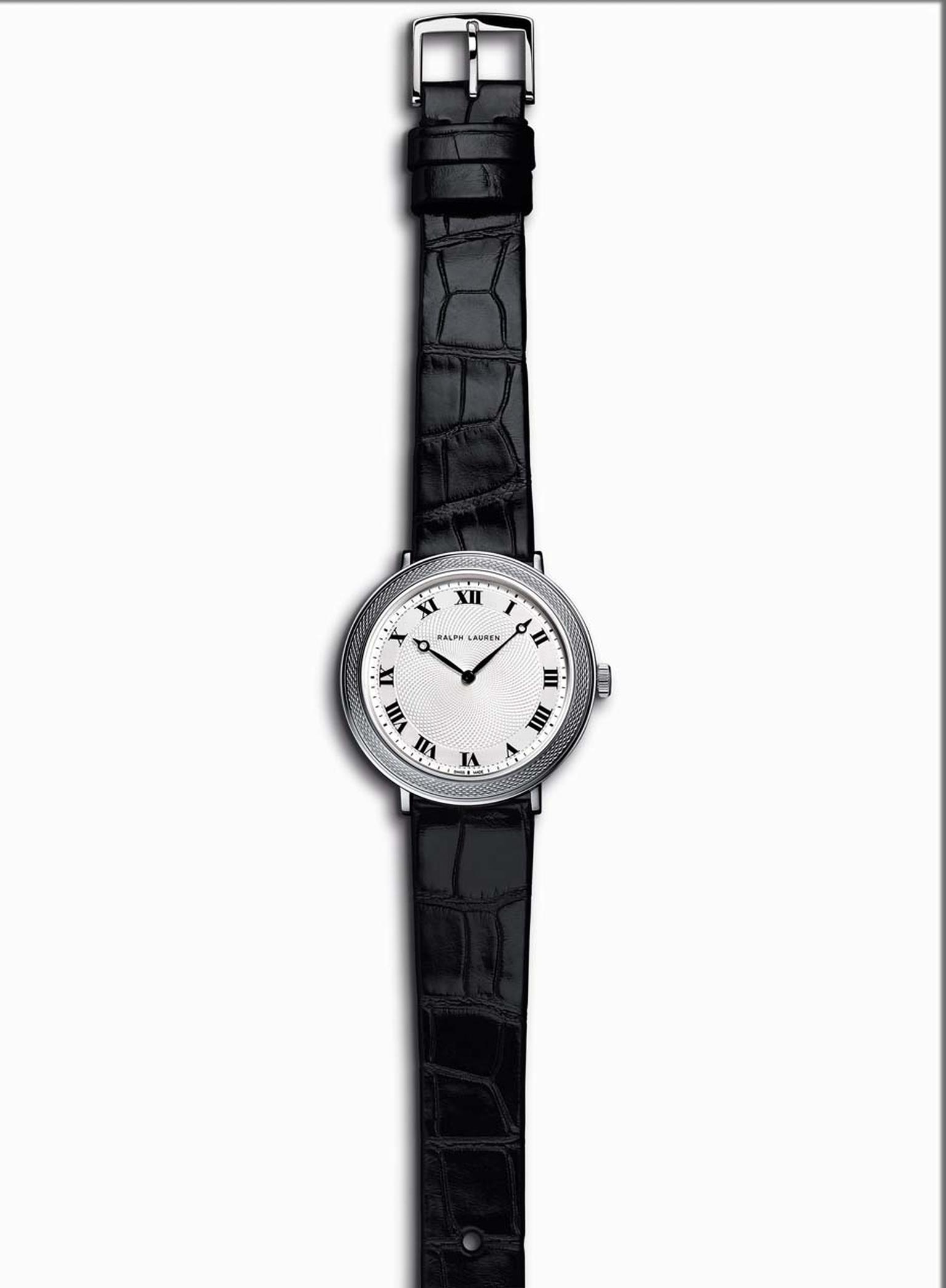 Ralph Lauren Slim Classique 32mm steel watch.