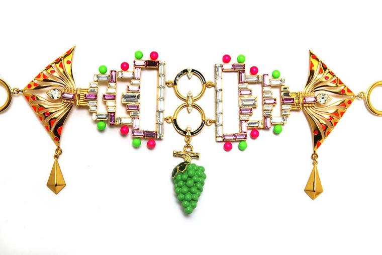 Manish Arora for Amrapali Naro enamelled belt.