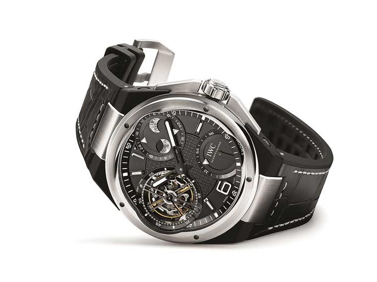 IWC is flexing its muscles at the SIAR in Madrid with a new Ingenieur Constant-Force Tourbillon.