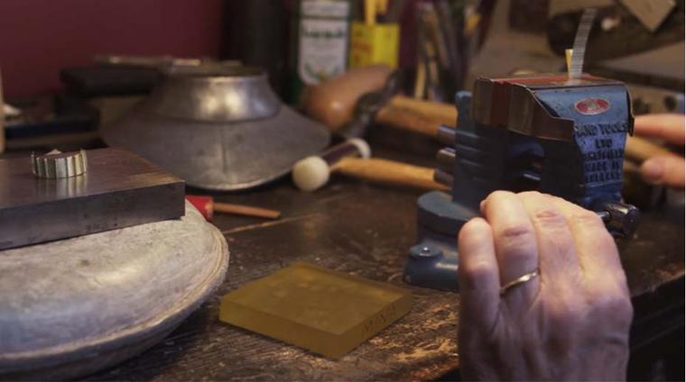 Alongside learning about Jacqueline Mina's fascination with gold, the film also gives viewers an inside look into her London studio.