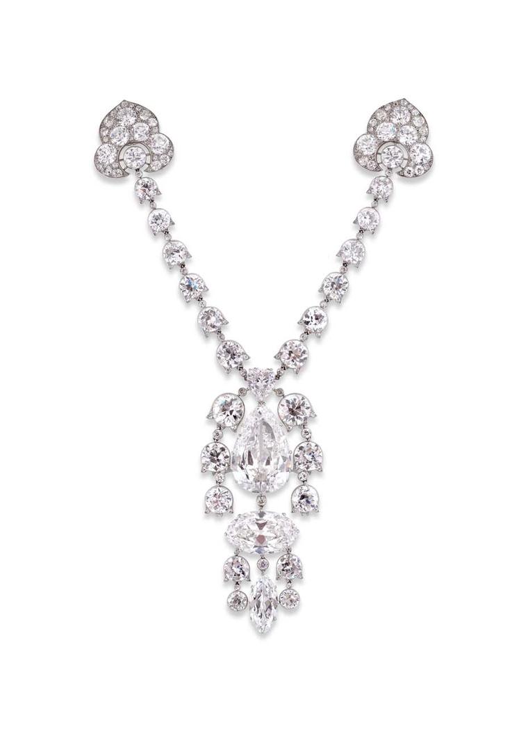 This Cartier diamond devant-de-corsage brooch was sold by Symbolic & Chase for $20 million during London's 2014 Masterpiece Fair.