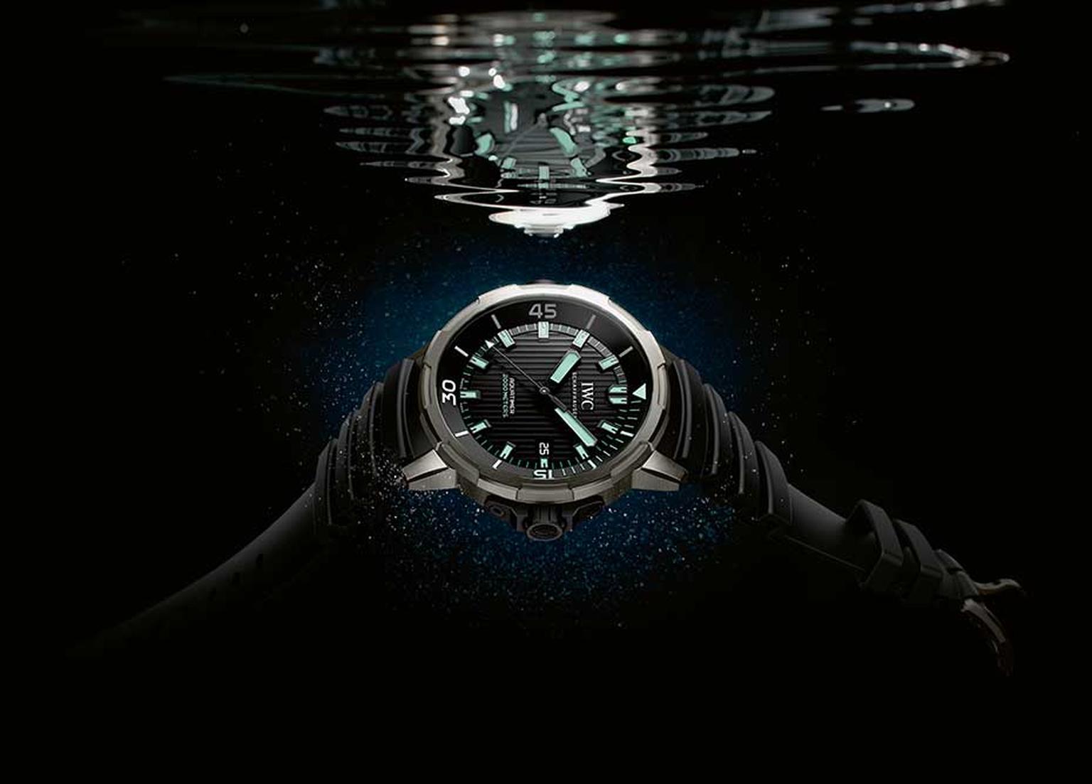 IWC's new Aquatimer 2000 can be used 2,000m beneath the sea - a watch that appeals to not only professional divers but also ambitious amateur ocean explorers.