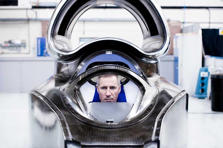 The Rolex analogue dials are easier to read at a glance than their digital equivalents, an important factor for Andy Green when he's in the cockpit of the Bloodhound SCC supersonic car, which is designed to propel you to more than 1,000mph in less than a 