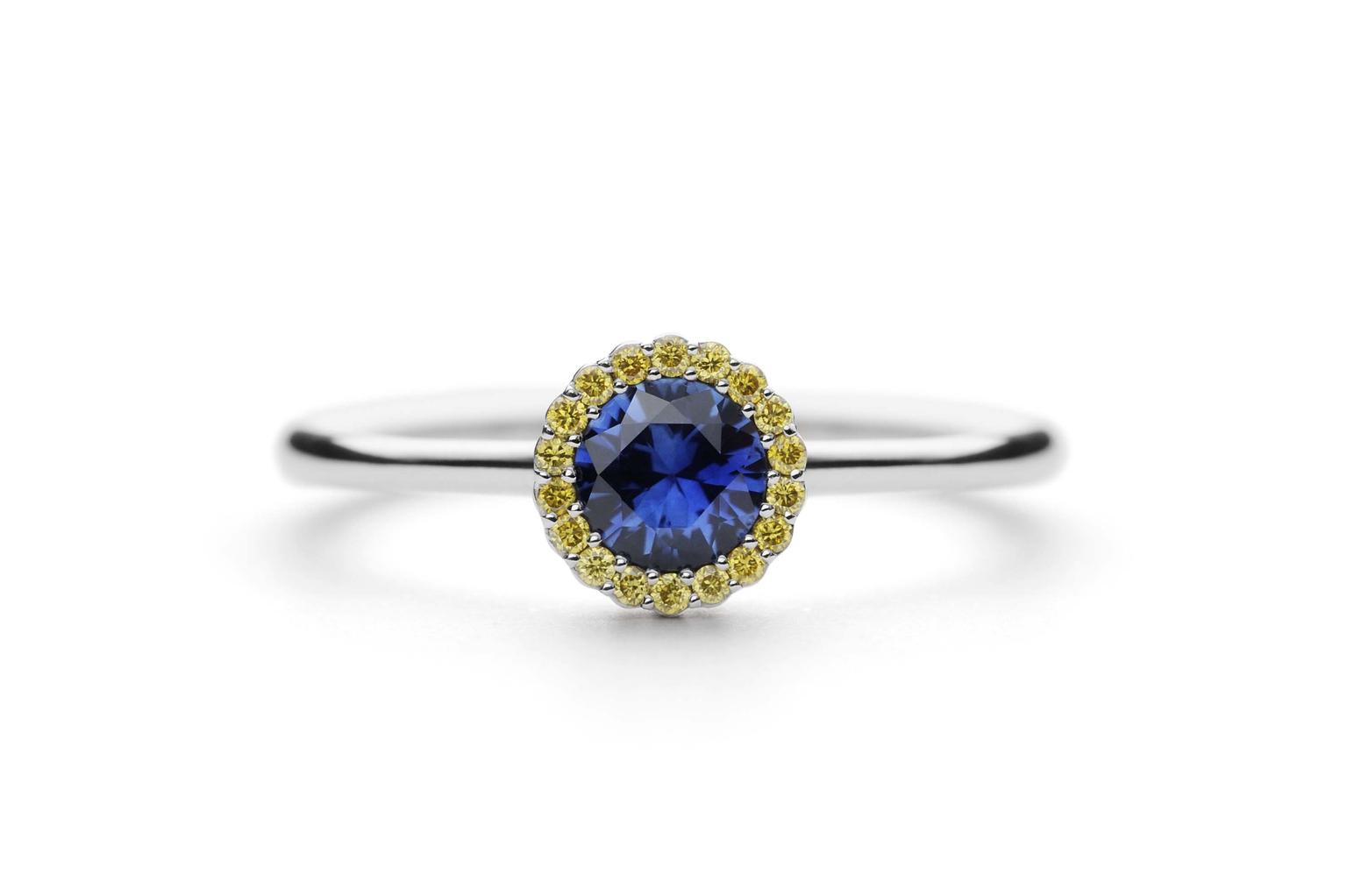 Blue sapphire engagement rings that are anything but traditional