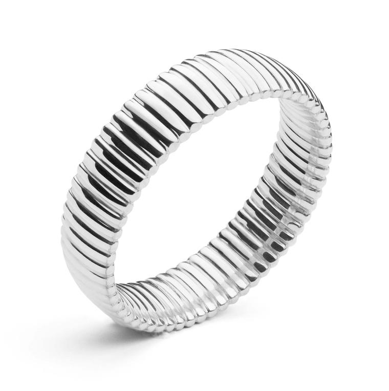 Andrew Geoghegan Cannelé Pour L'Homme wedding ring.