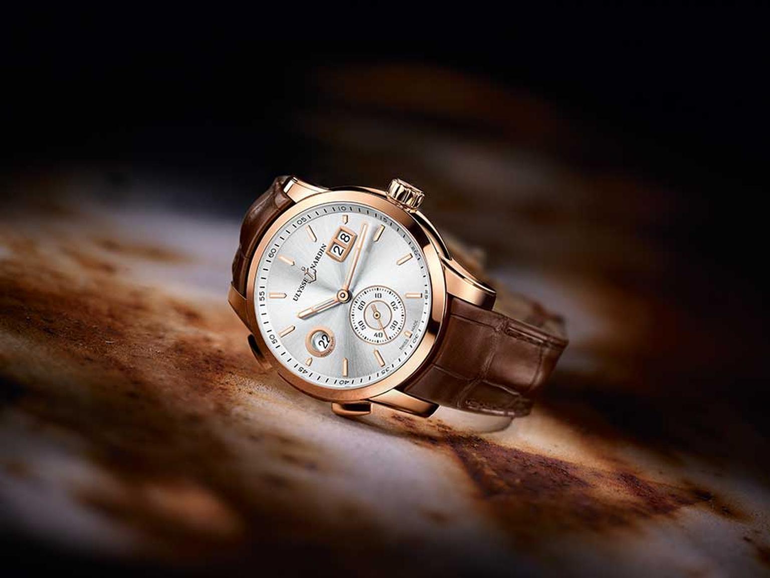 Ulysse Nardin 2014 Dual Time Manufacture watch.