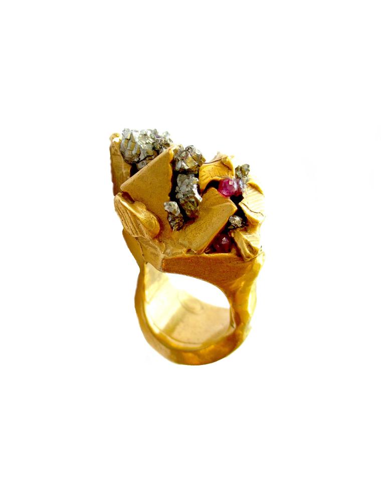 Imogen Belfield Jagged Gems Ring