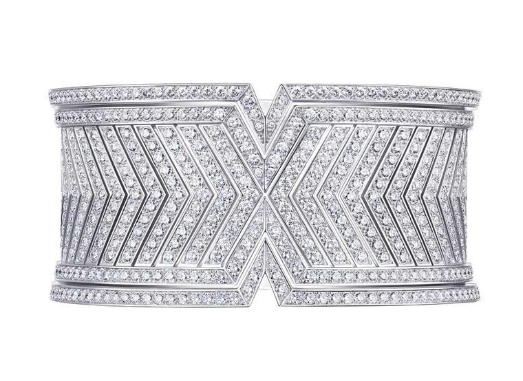 Louis Vuitton Acte V collection diamond Apotheosis cuff.