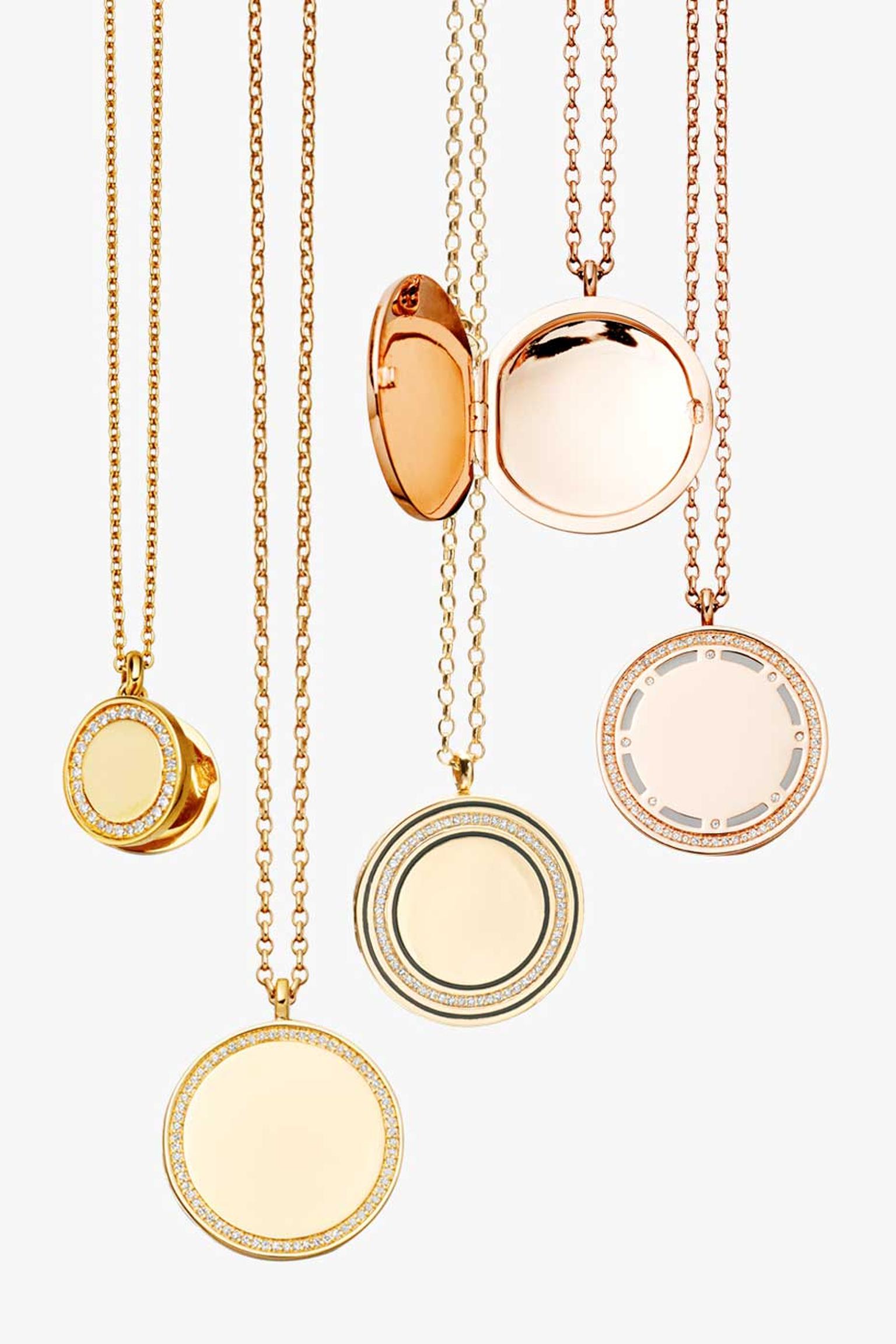 Designed in-house at the Astley Clarke London Design Studio, their newest collection of Cosmos lockets feature either rose or yellow gold, with diamonds and hand enamelling. The collection also includes rings and small pendants which all add the perfect t