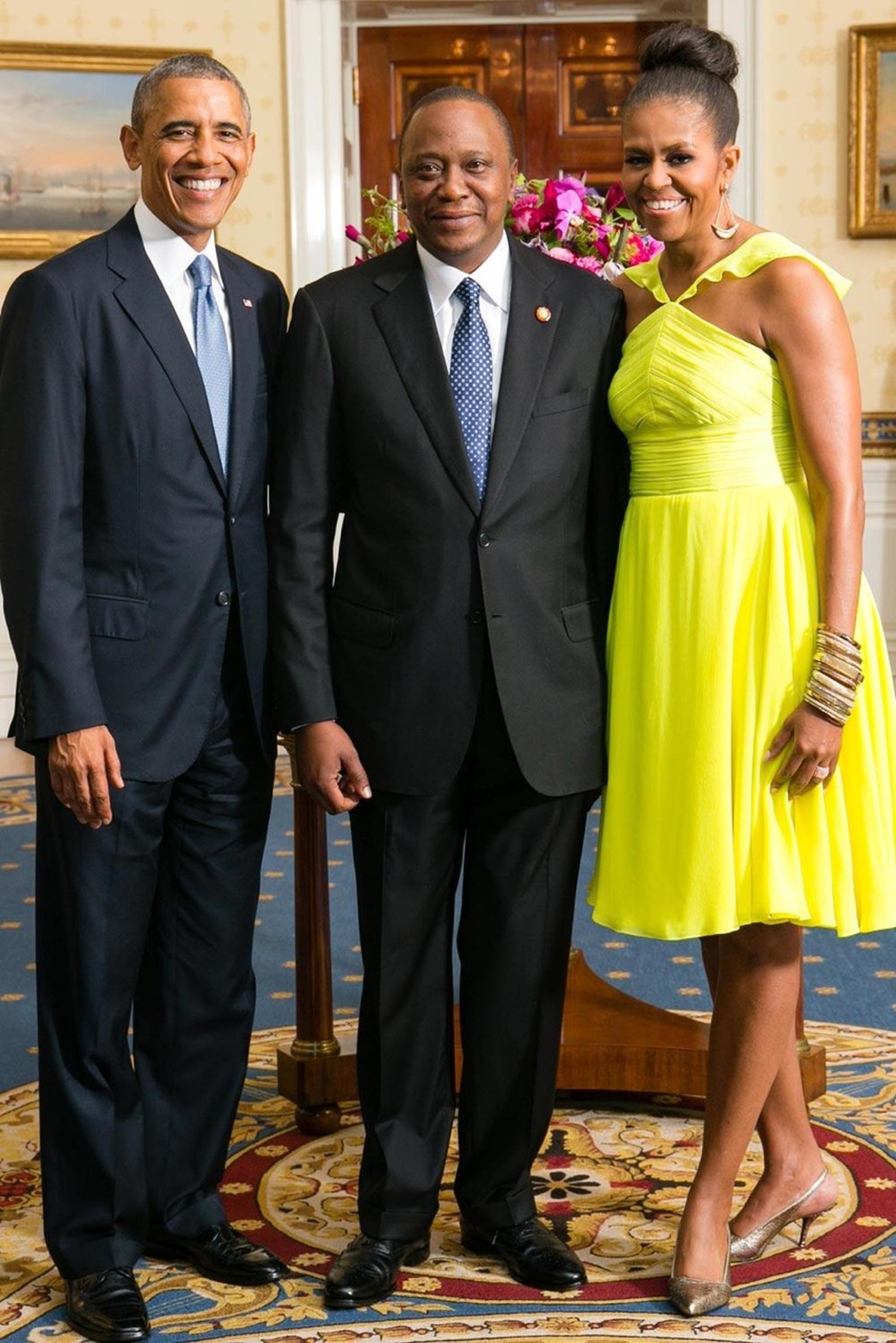 Michelle Obama flies the ethical flag in Ashley Pittman bangles handcrafted in Kenya