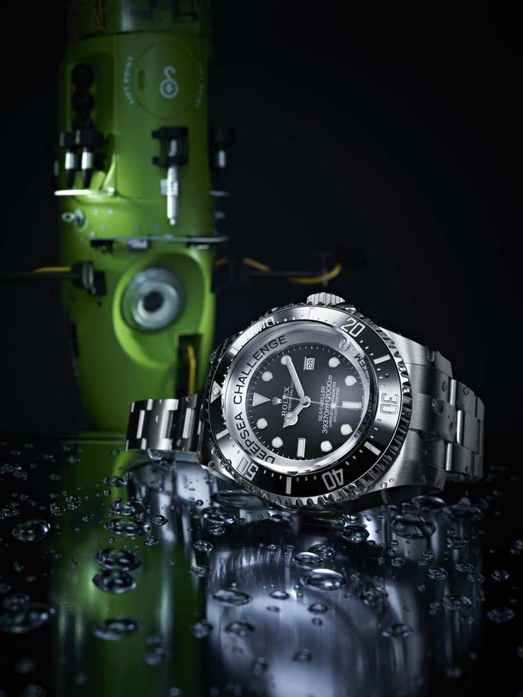 Attached to the hull of James Cameron's sub as he descended 11,000m under the sea were three Rolex Deepsea dive watches, which withstood pressures of up to 12 tonnes and surfaced unscathed.