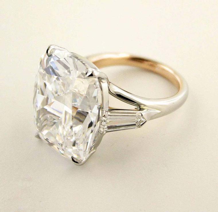 D colour Internally Flawless 20.02ct diamond ring, mounted for a client by Taffin.