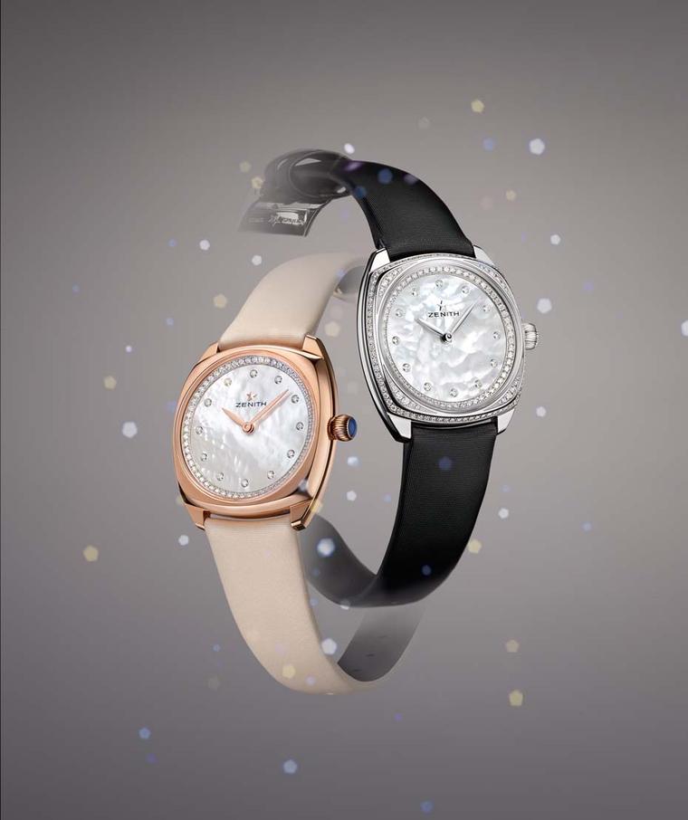Three new models join the Zenith Star collection this year: in rose and white gold with a sprinkling of diamonds or a version full-set brilliant-cut diamonds.