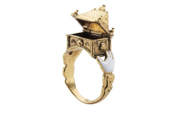 Les Enluminures Jewish Marriage ring.