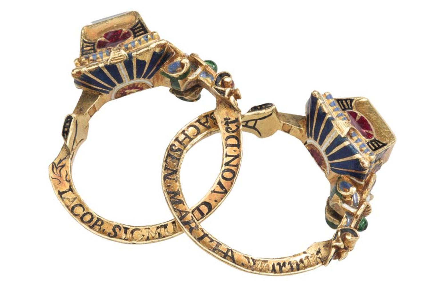 Les Enluminures Rothschild diamond ring.