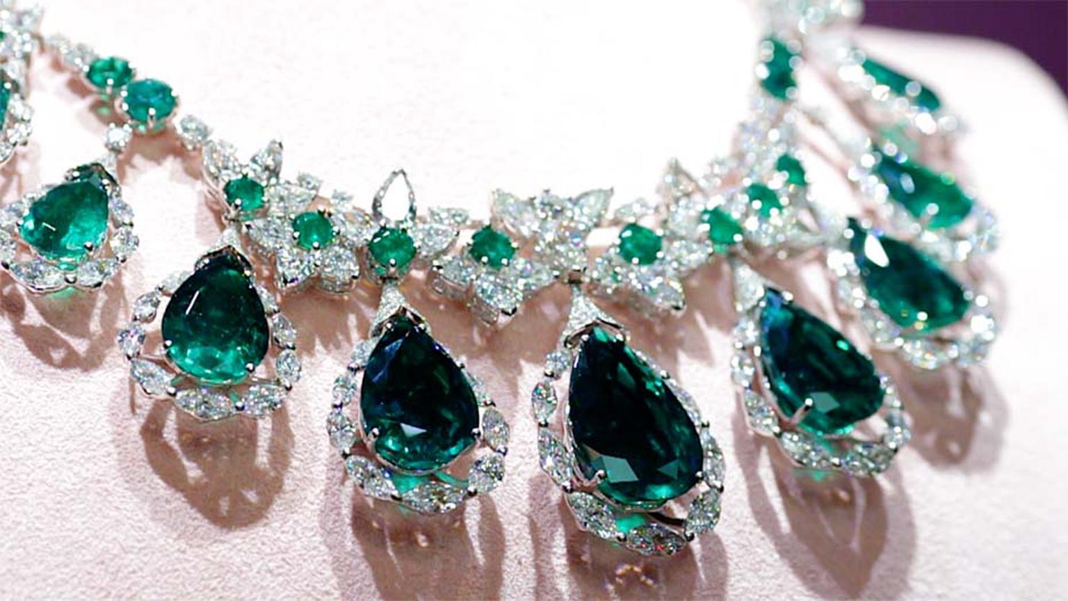 Jeremy Morris' favourite coloured stone is the emerald, his daughter Phoebe explains, which becomes quickly evident by his array of sparkling emerald pieces seen throughout the David Morris boutique.