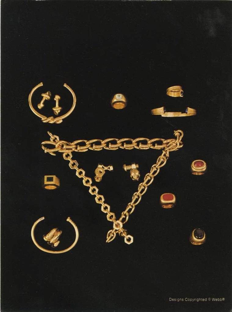 David Webb Look Book Christmas 1971 featuring the original David Webb Tool Chest jewels, reproduced courtesy of the David Webb Archives.