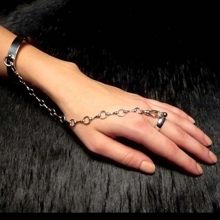 Betony Vernon Sado Chic Cuff mini bracelet. Available exclusively from Dover Street Market.