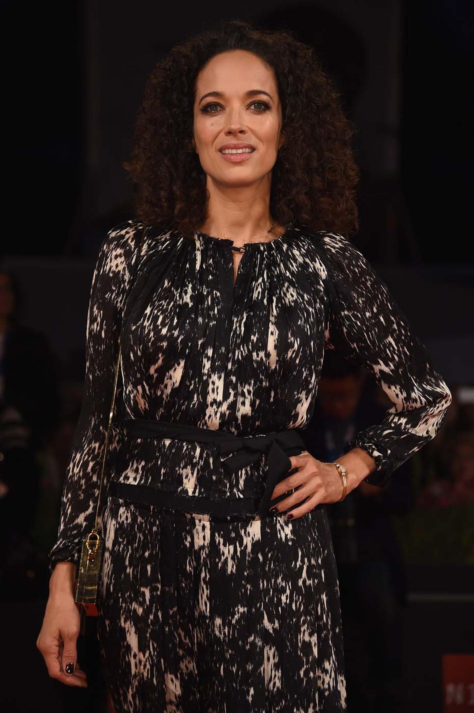 Carmen Chaplin was also spotted wearing a vintage Jaeger-LeCoultre watch at the Venice Film Festival 2014.