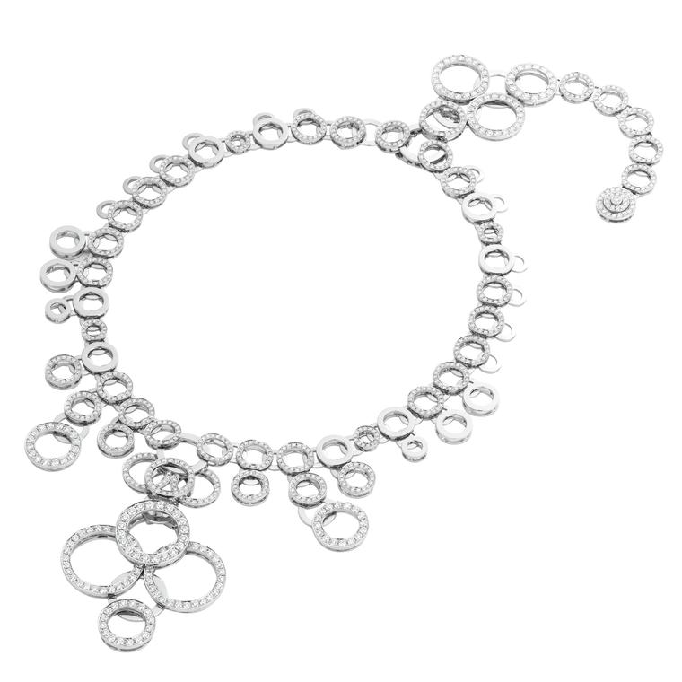 AS by Atsuko Sano Arabian Night collection white gold necklace with diamonds.