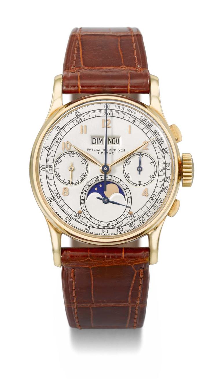 Previously owned by King Farouk of Egypt, Patek Philippe's Reference 1518 has the distinction of being one of the first perpetual calendar chronographs produced in series by any watch manufacturer.
