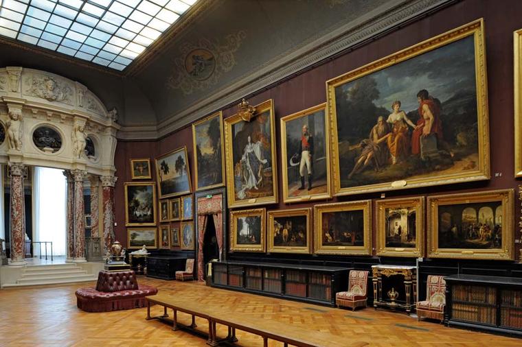 The castle was open to visitors throughout the Chantilly Arts & Elegance weekend, including the ancient paintings on display at the Condé Museum, which rival those at the Louvre.