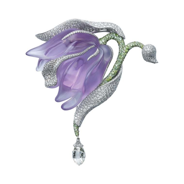 Cartier's Orchid brooch, created in 2010. Image by: V. Wulveryck © Cartier.